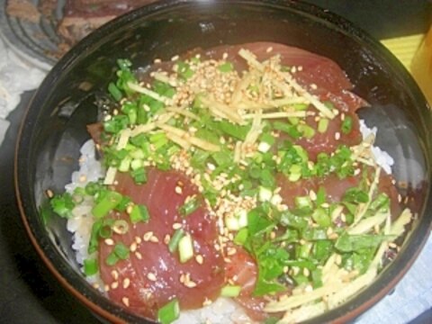 美味しい！かつお漬け丼